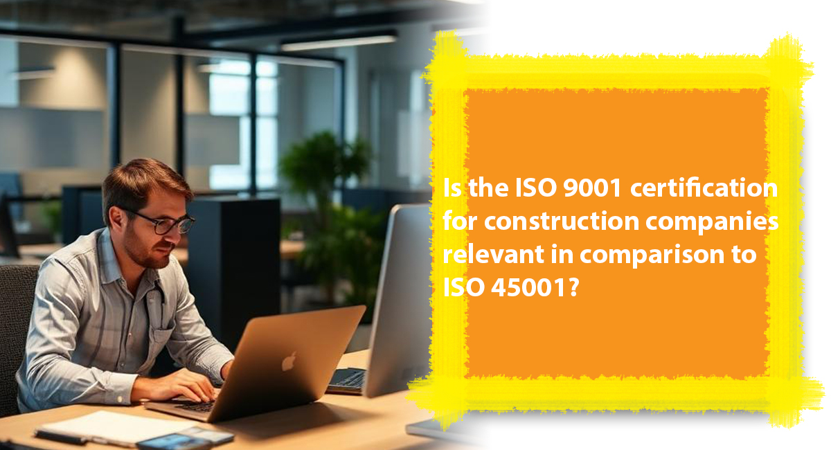 ISO 9001 certification for construction companies